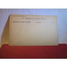 7th (BLYTHSWOOD) BATTALION HIGHLAND LIGHT INFANTRY antique staionery postcard =
