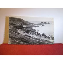 CLONQUE BAY AND FORT, ALDERNEY, CHANNEL ISLES unused postcard RP=