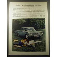 1960 Chevrolet Bel Air Sport Coupe Ad - This new Chevrolet knows you
