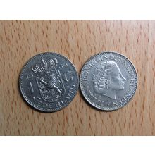 Netherlands 1969 1 Guilden Coin