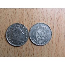Netherlands 1971 1 Guilden Coin