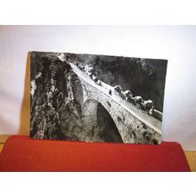 DIE KINNBRUCKE BEL STALDEN, WALLIS, SWITZERLAND unused postcard RP dated 1958=