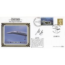 Captain John Tye Concorde Pilot 1969 to 2003 Hand Signed FDC