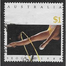 AUS 1988 $1.00 'OLYMPICS' FINE USED (EBID66-563)