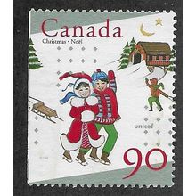 CAN 1996 90c 'CHRISTMAS' (BKLT) FINE USED (EBID71-399)