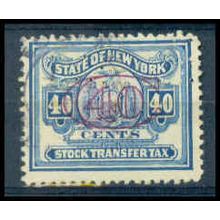 Used Revenue 40c N.Y. Stock Transfer Fine WA2799