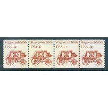 1898A 4c Stagecoach Fine MNH Dry Gum PNC 4/3+1 W0506