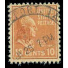 Used 815 10c John Tyler Fine M07931