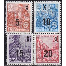 GERMANY DDR [1954] MiNr 0435 ex ( **/mnh ) [02] Aufdruck matt