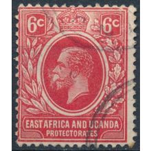 KGV: 6c - East Africa & Uganda 1912 - FH - SG 46 (B)