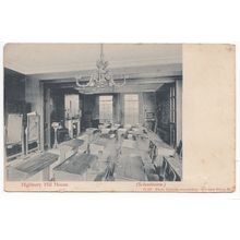 School Room Highbury Hill House School Islington North London Postcard