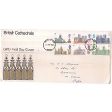 BRITISH CATHEDRALS.. May, 1969.. FDC. first day cover stamps (a)