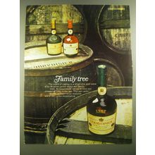 1967 Courvoisier Cognac Ad - Family tree