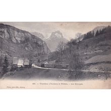 Tramway Annecy Tram Les Granges Antique French Postcard