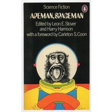 Apeman Spaceman Planet Of The Apes Style Cover Book Postcard