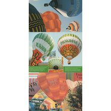 Kronen German Pilsner Lager 1729 Crown Hot Air Balloon Postcard