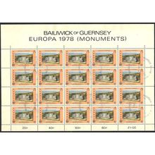 1978 SG 165 - cancelled - Sheetlet of 20