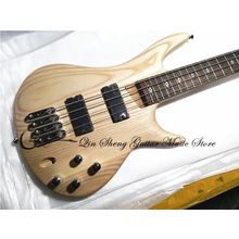 Custom 4 String Electric Bass Guitar ,ASH Wood Body,maple Neck