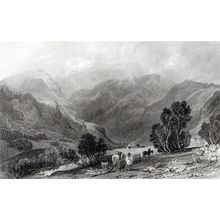 GRISDALE, NEAR ULLSWATER, WESTMORLAND 1858 Thomas Allom Henry Adlard ENGRAVING