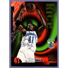 Glen Rice 1997-98 Skybox Z-Force #41 Charlotte Hornets