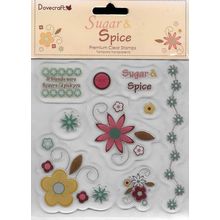 Dovecraft. Sugar & Spice Clear Stamp Set. Stamping Cardmaking Scrapbooking