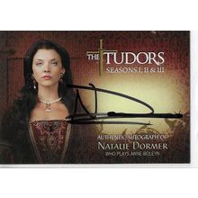 The Tudors - Natalie Dormer signed trading card as Anne Boleyn