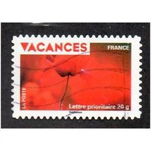 FRA 2009 (56c) 'VACANCES - POPPY' FINE USED (EBID21148)