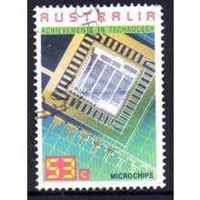Australia 1987 Achievements in Technology - Microchips 53c Used
