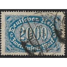1922/1923 Michel 253 - #2 fine used (o)