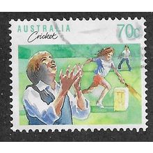 AUS 1989 70c 'SPORTS - CRICKET' FINE USED (EBID66-567)
