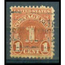 Used J80 1c Postage Due Barely Clears WA1274