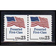 2605 23c U.S. Flag Very Fine MNH CNP Left A111 PA1414