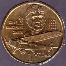 1997 Australia 1 Dollar coin Kingsford Smith