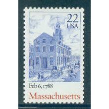 2341 22c Massachusetts Fine MNH MA2104