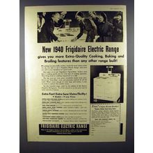 1940 Frigidaire Electric Range Ad!