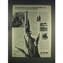 1974 Savage 24-D, 24 Field Grade, 24-V, Campers Gun Ad