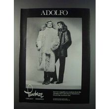 1981 Adolfo Fur Collection at Handmoor Ad