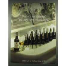 1981 La Ina Sherry Ad - The Rich are Different