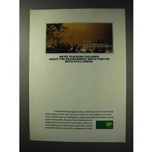 1992 BP Oil Ad - Teaching About the Environment