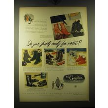 1948 United States Rubber Company U.S. Gaytees Boots Ad - Is your family ready