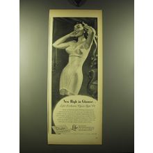 1948 Life Bra and High-Life Girdle Ad - New High in Glamor