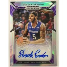 2019-20 Panini Prizm Draft Picks Autographs Prizms #124 Dererk Pardon