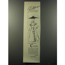 1953 Gladding's Advertisement - Cruisaline Dress by David Crystal