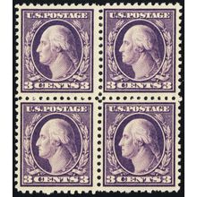 502, Mint NH 3¢ Block of Four Stamps CV $110. * Stuart Katz