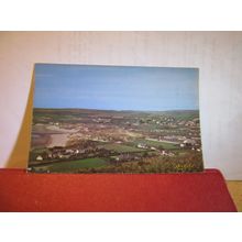 BEACH & CARAVAN SITES, CROYDE, DEVON unused postcard dated 1984 =
