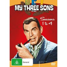 My Three Sons: Season 1, 2, 3 & 4 DVD | Fred MacMurray | 24 Discs | Region 4