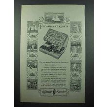 1929 Whitman's Chocolate Sampler Ad - Summer Sports