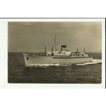 Zeeland Steamship Co. MV KONINGIN EMMA Company Postcard