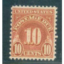 J84 10c Postage Due Barely Clears MNH Q3319