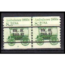 2128a 8.3c Ambulance Fine MNH Dry Gum CNP Left 3 PA0706